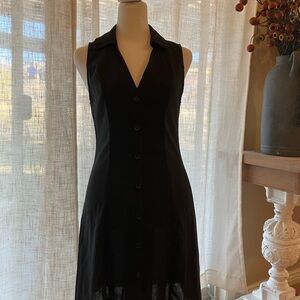 Elegant Black Sleeveless Dress